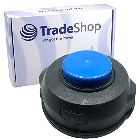 Trade-Shop Fadenkopf Rasentrimmer Kopf Doppelfadenkopf Fadenspule Nylonfaden für Husqvarna Rasentrimmer Freischneider Rasenmäher Motorsense