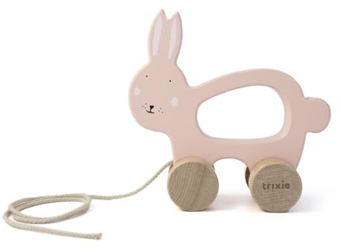 Trixie Baby Nachziehtier aus Holz Holznachziehtier Tier (Hase)