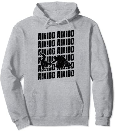 Aikido Repeat Design Combat Hakama Martial Arts Pullover Hoodie