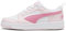 PUMA Rebound V6 Lo Jr, Sneaker Unisex - Bambini e ragazzi, White Fast Pink Whisp Of, 37.5 EU