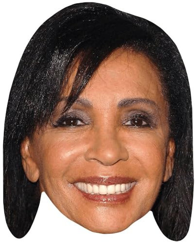 Shirley Bassey (Smile) Maske aus Karton