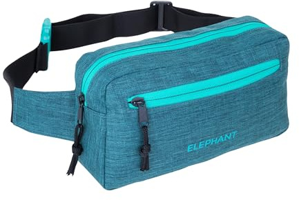 Hüfttasche Bauchtasche Sport Elephant Travel Waist Bag 13027 Grün Türkis
