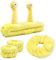 my novel things 4 Stück Spa Stirnband, Skincare Haarband, Elastisch make up haarband zum Waschen Gesicht Wristband Set, Weiches Korallen Fleece Schnecken Stirnband, für Dusche Hautpflege Mädchen Sport