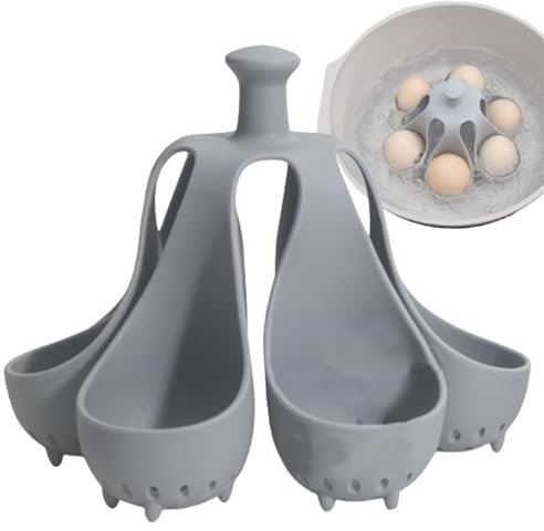 Gadget De Cuisson D'oeufs En Silicone, Cuit 4/6 Oeufs À La Fois, Support D'oeufs À La Coque, Support De Stockage D'oeufs De Cuisine, Tasses À Oeufs, Cuiseur D'oeufs À La Coque Gadgets De Cuisine