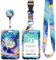 Porte Badge avec Cordon Tour de Cou, Lanyard Strap Neck avec Swivel Lobster Clasp, Porte Carte pour Bureau École, Carte de Bus (G)