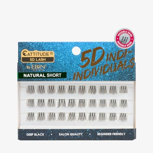 EBIN NEW YORK Cattitude 5D Indi-Individual Eye Lash - Natural Short
