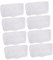 Zerodeko S3111 Steam Mop Pad Set 8 Pack White Microfiber Mop Pads for Easy Cleaning