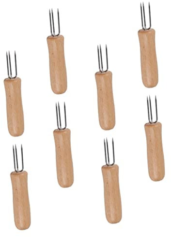Milisten 8stücke Edelstahl Maisspießhalter Bbq Grillspieße Maisspieß Maisspießhalter Grillguthalter Für Camping Picknick Outdoor Aktivitäten Grillwerkzeuge