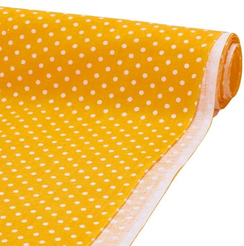 FINGERINSPIRE Orange Mini Polka Dot Fat Quarters Quilting Stoffpakete 102x158cm Baumwoll Patchworkstoff Zum Nähen Und Basteln Für Handgefertigte Bastelbedarfsartikel Kleidungszubehör