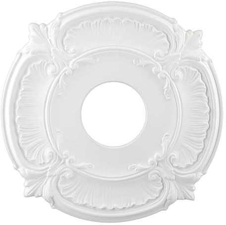 Medallones De Techo - Rosetón de Techo para Ventilador,Decoración Segura con Adhesivo y Diseño Europeo para Diseñadores de Interiores, Contratistas, Oficinas, Cocinas y