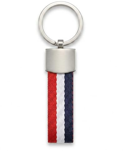 KAKFEL Porte-clés France Drapeau Français Bleu Blanc Rouge en Métal Robuste Inoxydable pour Voiture, Moto, Sac à Dos, Cadeau pour les fans de la Coupe du monde de football 2026