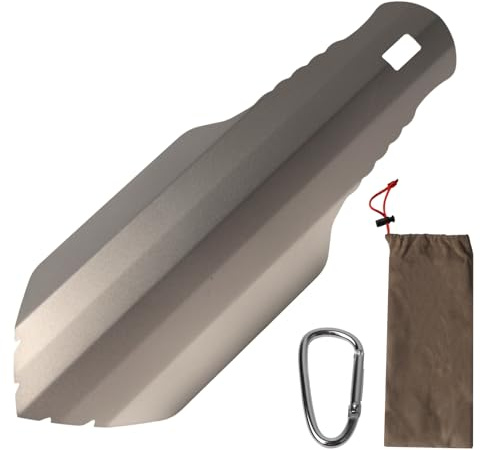 Mini pala da giardino da 20,5 cm, pieghevole, per giardino, campeggio, spiaggia e attività all'aperto, leggera e durevole, non facile da piegare o deformare