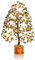 Tiger Eye Gemstone Tree of Life - Crystal Tree for Positive Energy, Feng Shui Decor - Chakra Money Bonsai Tree, Good Luck Healing Crystals - Meditation Stones, Spiritual Unique Gift 10-12