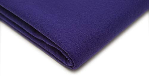 TheFabricTrade Acrylic Craft Felt Fabric, 150cm Width, Purple, Solid Pattern, 2mm Thick, Vibrant Colours