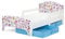 Leomark SMART Kleinkinderbett aus Holz - Pink Princess - Kinderbett mit Schubladen für Bettwäsche, Einzelbett mit Matratze, Stauraum, Rausfallschutz Lattenrost, Liegefläche 140 x 70 cm, UV-Druck