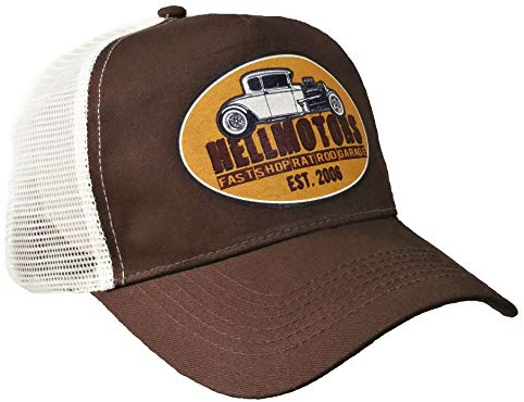 HELLMOTORS Herren Retro Trucker Cap Fast Shop