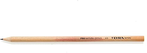 LYRA Bleistift Pro Natura Office, sechseckig, H, Schaftfarbe: natur (12 Stück), Sie erhalten 1 Packung á 12 Stück