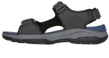 Skechers Men's Tresmen Garo Loafer Trainer, Charcoal, 10 UK