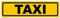 Kiwistar - Autoaufkleber - Taxi invertiert - Hinweis Aufkleber Sticker für Auto, Kfz, Fahrrad, PKW, LKW