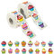 600 Stück Cupcake Aufkleber als Partydekoration für Lehrer, als Belohnung und Ermutigung, als Motivationsaufkleber. Als Riesenpackung in 16 Designs mit Perforationslinie (jeweils 3,8 cm Durchmesser).