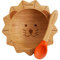 Bubba Boo Bamboo Bowl and Spoon Set Baby Suction Bowl Lion Design (Orange)