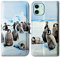 Bcov iPhone 11 Wallet Case, Cute Playing Penguin Leather Flip Wallet Case Cover with Card Slot Holder Kickstand For iPhone 11