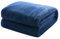 Mixibaby Kuscheldecke Flauschige extra weich & warm Wohndecke Flanell Fleecedecke, Falten beständig/Anti-verfärben als Sofadecke oder Bettüberwurf, Größe:240 cm x 270 cm, Farbe:Dunkelblau