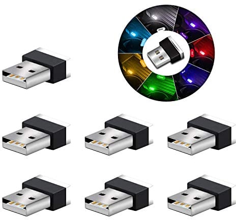 LATTCURE LATTCURE 7 LED-Auto-USB-Beleuchtung, Mini-Wireless-USB-Universal-LED-Licht