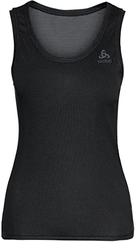Odlo Damen Active F-dry Light Funktionsunterwäsche Tanktop, Schwarz, M EU