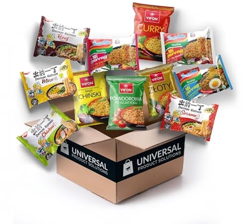 NISSIN, VIFON, and INDOMIE Instant Noodles (30 Pack) - Includes Custom Selection of 8 Varieties of Instant Ramen Noodles - Choose 3 Flavours, Get 10 Packets of Each