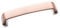128mm Soft Brushed Copper Handle