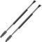 2 in 1 Eyebrow Duo Brush Set - Angled & Spoolie Mini Eyelash Brush for Eye Shadow & Eyelash Tinting