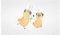 Mr. & Mrs. Panda Gäste Handtuch Mops Verliebt - Geschenk, Haustier, Hundeliebe, knuffig, Hundemotiv, Kinder Handtuch, Partner, Gästetuch, Hunderasse,