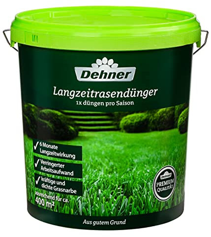 Dehner Premium Rasendünger mit Langzeitwirkung, 10 kg, für ca. 400 qm
