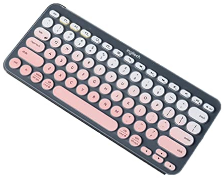 K380 Logitech Tastaturabdeckung Silikon, Tastaturabdeckung für Logitech K380 Ergonomische kabellose Tastaturen, wasserdicht, staubdicht, Logitech-Tastatur-Haut, ultradünn, leicht zu reinigen