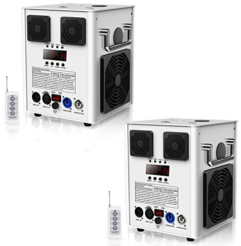 530W Pyrotechnische Effektmaschinen,2 Stück DMX-Bühneneffekt-Funkenmaschine mit Fernbedienung,Kaltfunkenmaschine für Hochzeiten,Halloween,Weihnachten,Partys,Konzertshows,Clubs