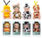 Fiotha Babypuppe, 4 Stück Mini-Babypuppe, Newborn Reborn Baby, Baby Mini Puppen, Waschbares PVC-Material, Realistische Babypuppe, Weicher Körper, Puppenspielzeug für Mädchen, Kleinkinder und Kinder
