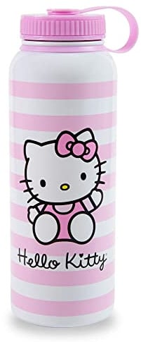 Sanrio Hello Kitty Pink Stainless Steel Water Bottle | Holds 42 Ounces