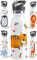 OWLBOOK® Edelstahl Trinkflasche Kinder | Wasserflasche mit Strohhalm | 600 ml | Sportdeckel | Spülmaschinenfest | Schule Sport | Schulanfang Geschenke zur Einschulung Junge Mädchen| Tiger