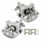 Frankberg 2x Pinza Freno Pinza del Freno Posteriore Sinistra Destra Fusione di alluminio Con Staffe (Distanza di Fori delle Staffe 90) Compatibile con Golf IV 1J1 A3 8L1 TT 8N3 TT8N9 1J0615423D