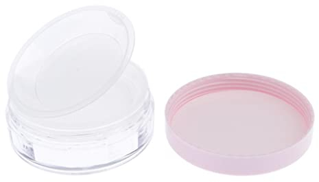 JAYIOLA Étui à Bocaux, Boîte Géante de Pot de Cosmétiques avec Tamis pour Vrac,