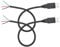 Riertostng Short USB A Male to 4 Pin Bare Wire 11inch, 22AWG 5V/3A USB A Male Plug 4 Pin Pigtail Wire Open End Power and Data Cable, for USB Type A Equipment Installed or Replacement Repair DIY Cable