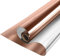 ZESLIV Fensterfolie Spiegelfolie Wärmereflektion Selbstklebend Sonnenschutzfolie Wärmegrad Innen & Auße Kontrolle Anti-UV Privatsphäre Fenstertönung Glatt Fensteraufkleber 70cm*200cm Braun