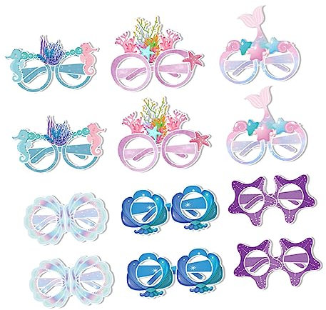 TOGEVAL Leuchtende -themen-neuheit Brillen 12 Paar Kinder Party Brillen Für Geburtstagsveranstaltungen
