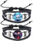 JUSONGKWCP 2 Pcs Armband Armreif Fr Frauen Mdchen The Knights Cyn Deko Cosplay Geflochtenes Vintage Armbnder (Mehrfarbig-2)