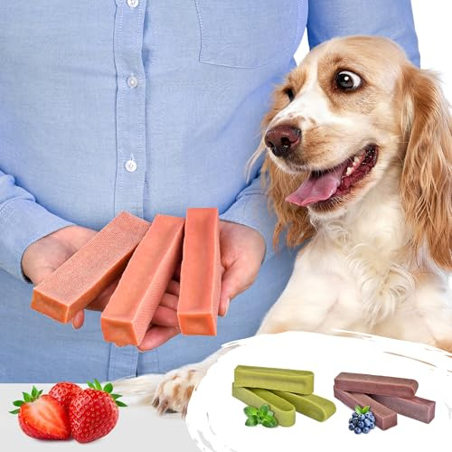 Himalaya-Käse für Hunde mit Erdbeere 3 Stück Größe M (250g)