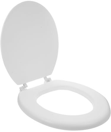Homoyoyo Siège De Toilette Mousse Épais Rembourré Coussin Confortable Rehausseur Blanc Pour Wc Allongé Salle De Bain