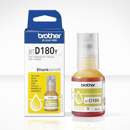 Brother Tintenflasche BTD180Y, gelb