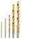 HSS Left Hand Drill Bits, 10pcs Set with Straight Shank, for Efficient Drilling and Reversal, Sizes from 2mm to 7 5mm