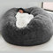 DSXH Pouf Géant Immense, Beanbag Meubles de Salon Party Lavable Pouf Poire Fauteuil Poire Housse de-150 * 65cm/6ft (sans Remplissage)
